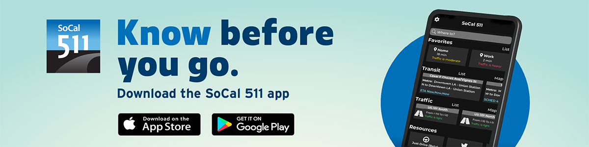 South Californai 511 Mobile App South Californai 511 Mobile App banner