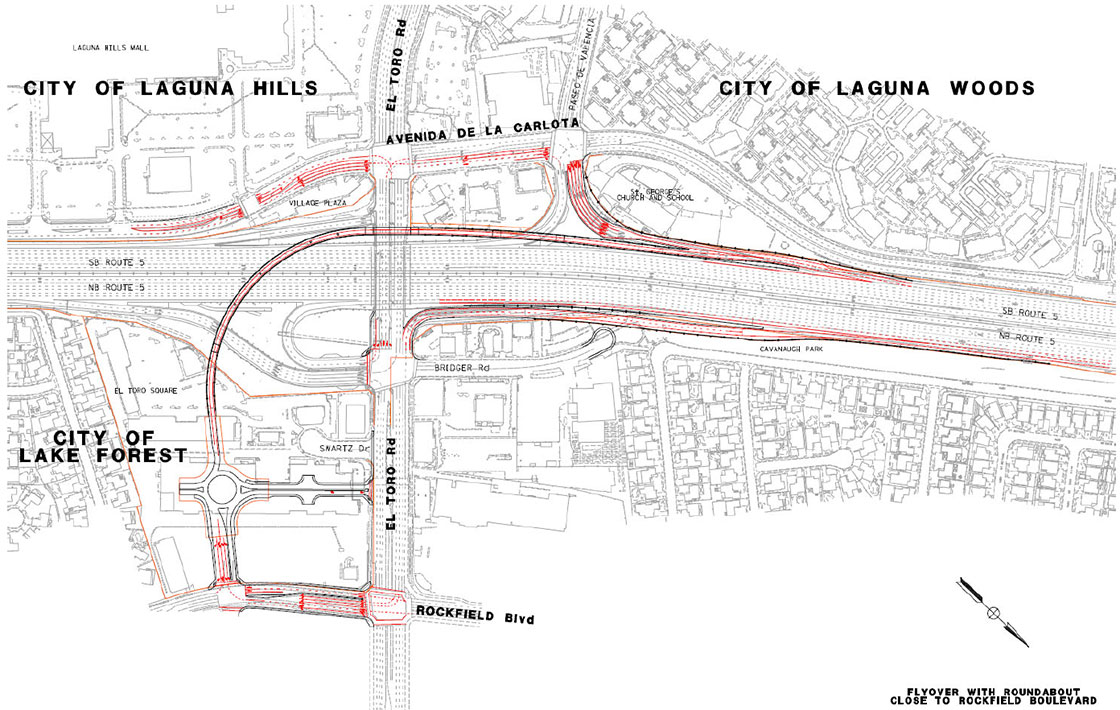 Plan view of Build Alternative 2