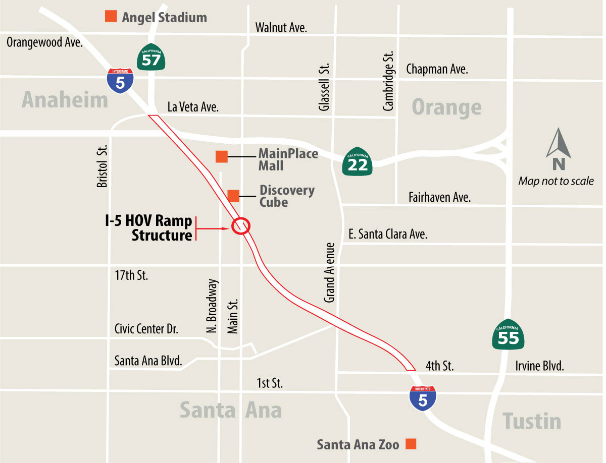 I 5 Central County Improvements Map