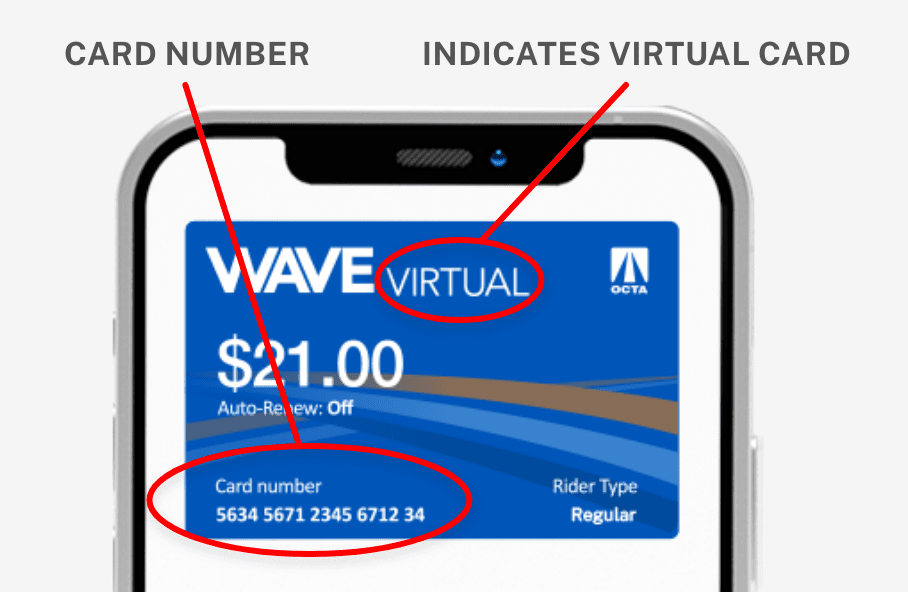 virtual card example